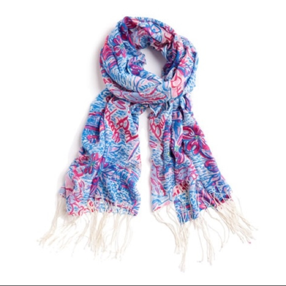 Lilly Pulitzer Virginia Murfee Scarf RARE